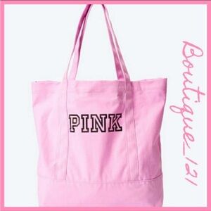 PINK Canvas Tote